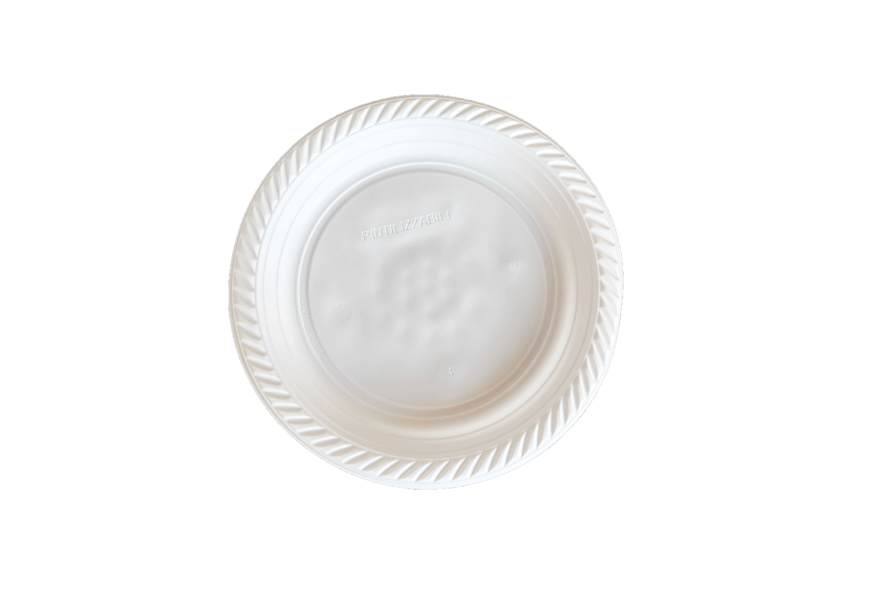 Farfurii PP rotunde, diametru 22 cm, 50 buc/set pentru felul doi